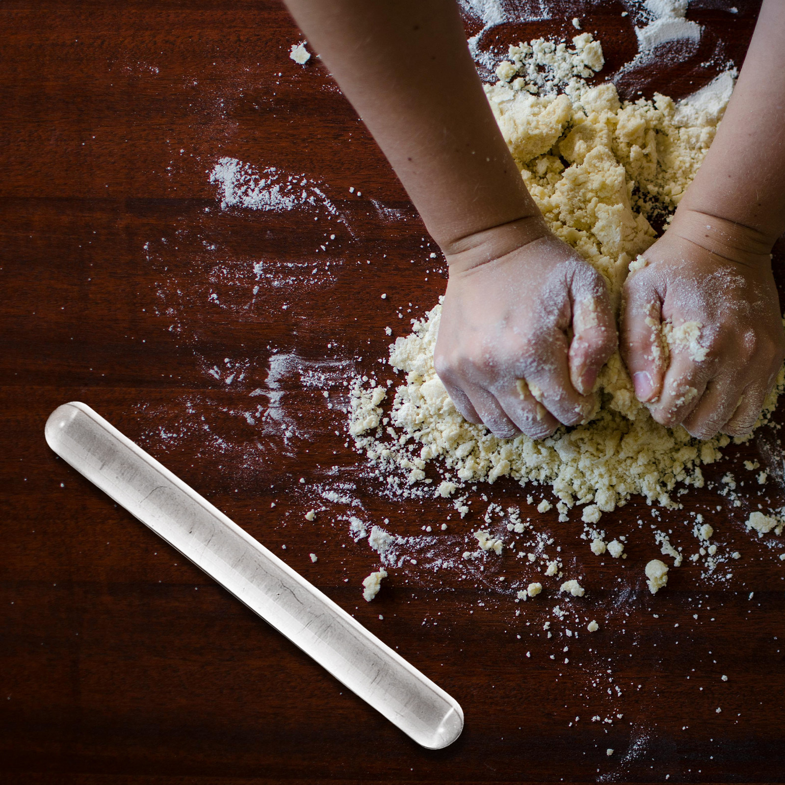Kitchen Roller Baking - Clear Solid Glass Rolling Pin Nonstick