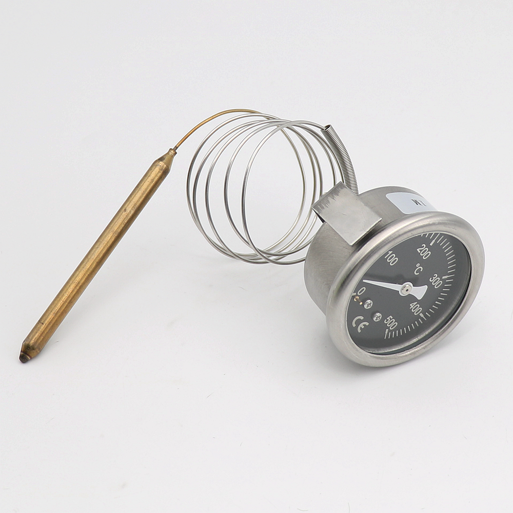 Oven Thermometer Analog - 1Piece Stainless Steel Pizza Stove Temperature