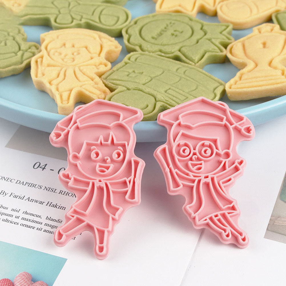 Cookie Cutter Set - 8Pcs Graduation Cookie Cutter Set Sturdy