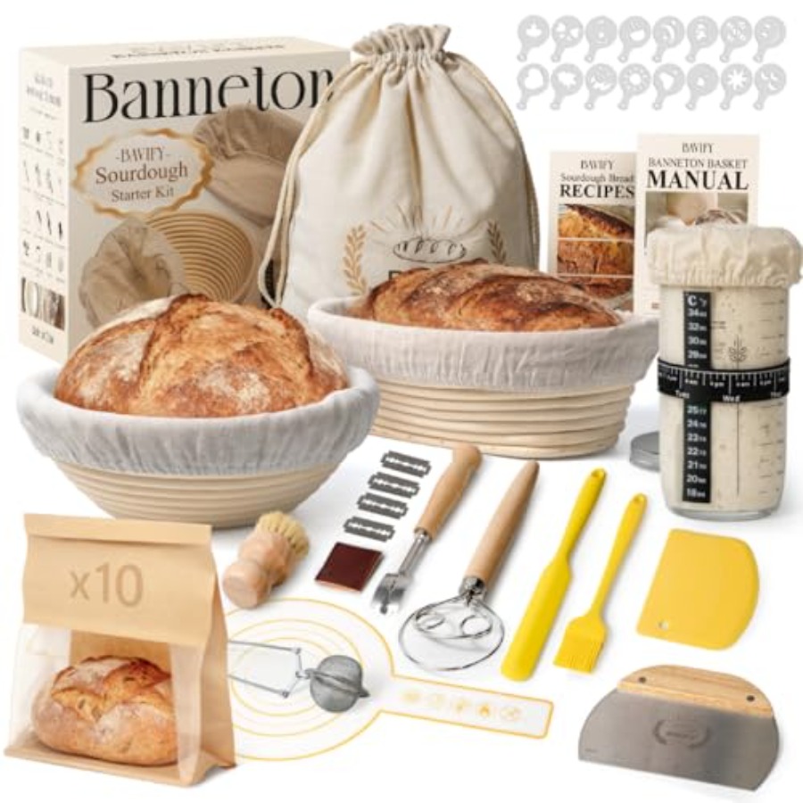 Proofing Basket Banneton - Sourdough Starter Kit 9