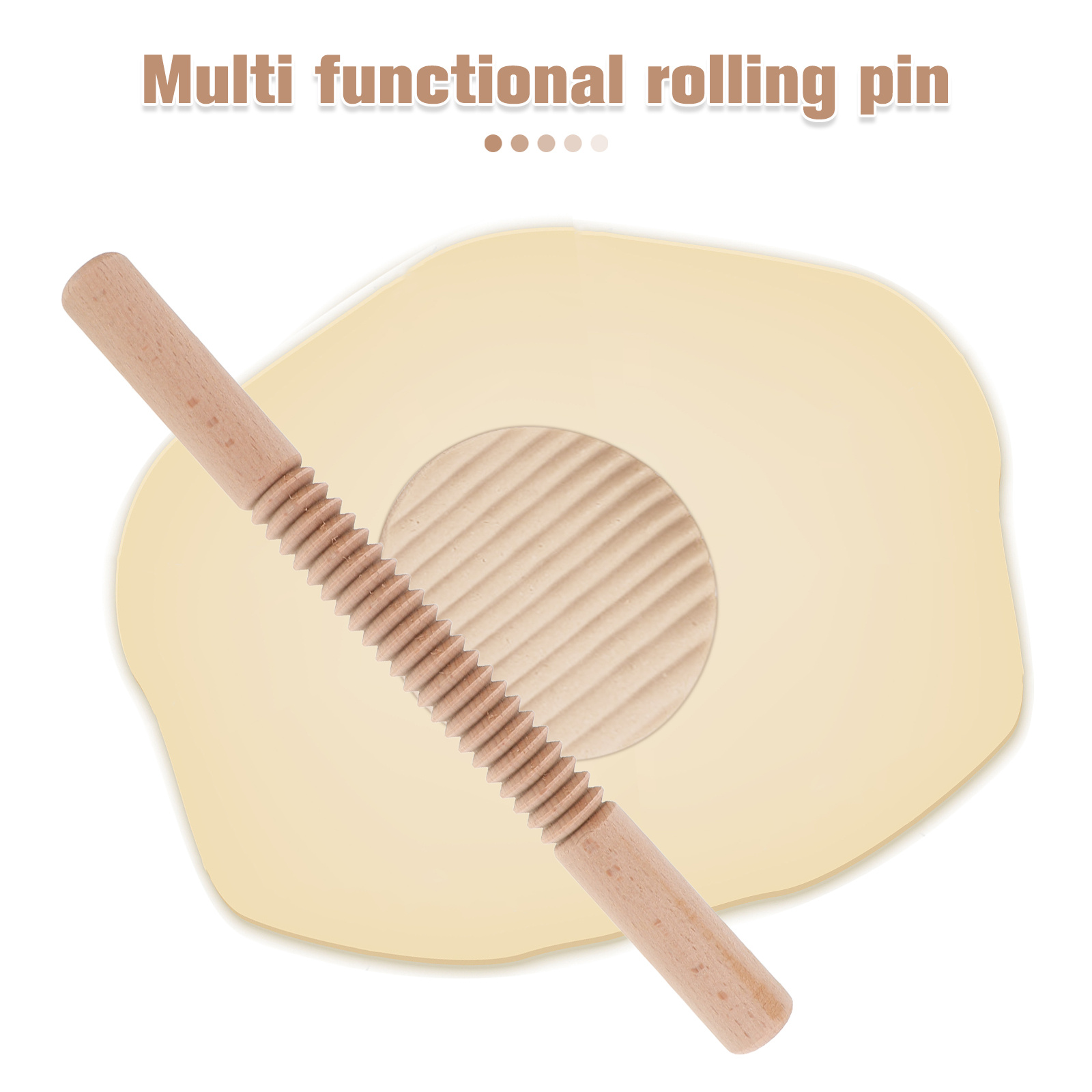 1Pcs Wooden Screw Thread Rolli - Kitchen Roller Baking recensie en prijs