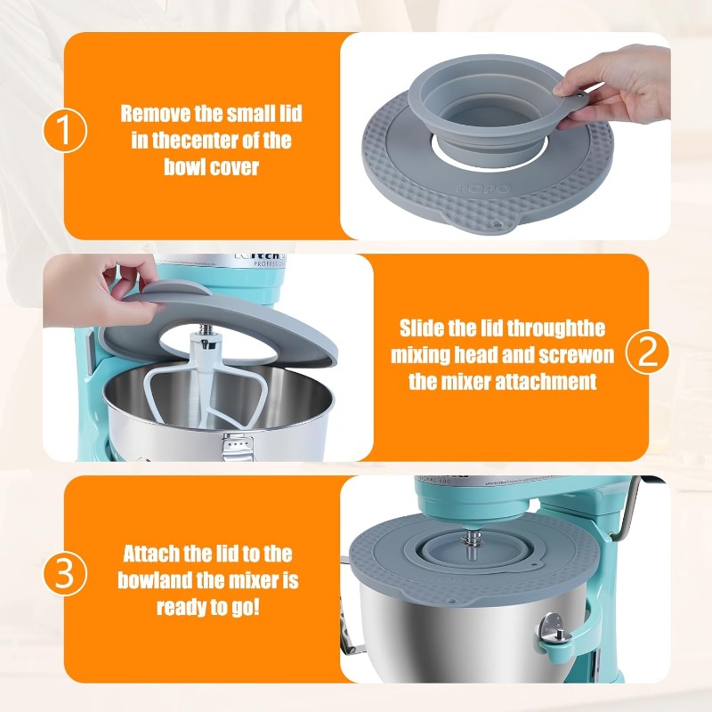 Silicone Mixer Bowl Cover Comp - Kitchen Aid Baking Mixer recensie en prijs