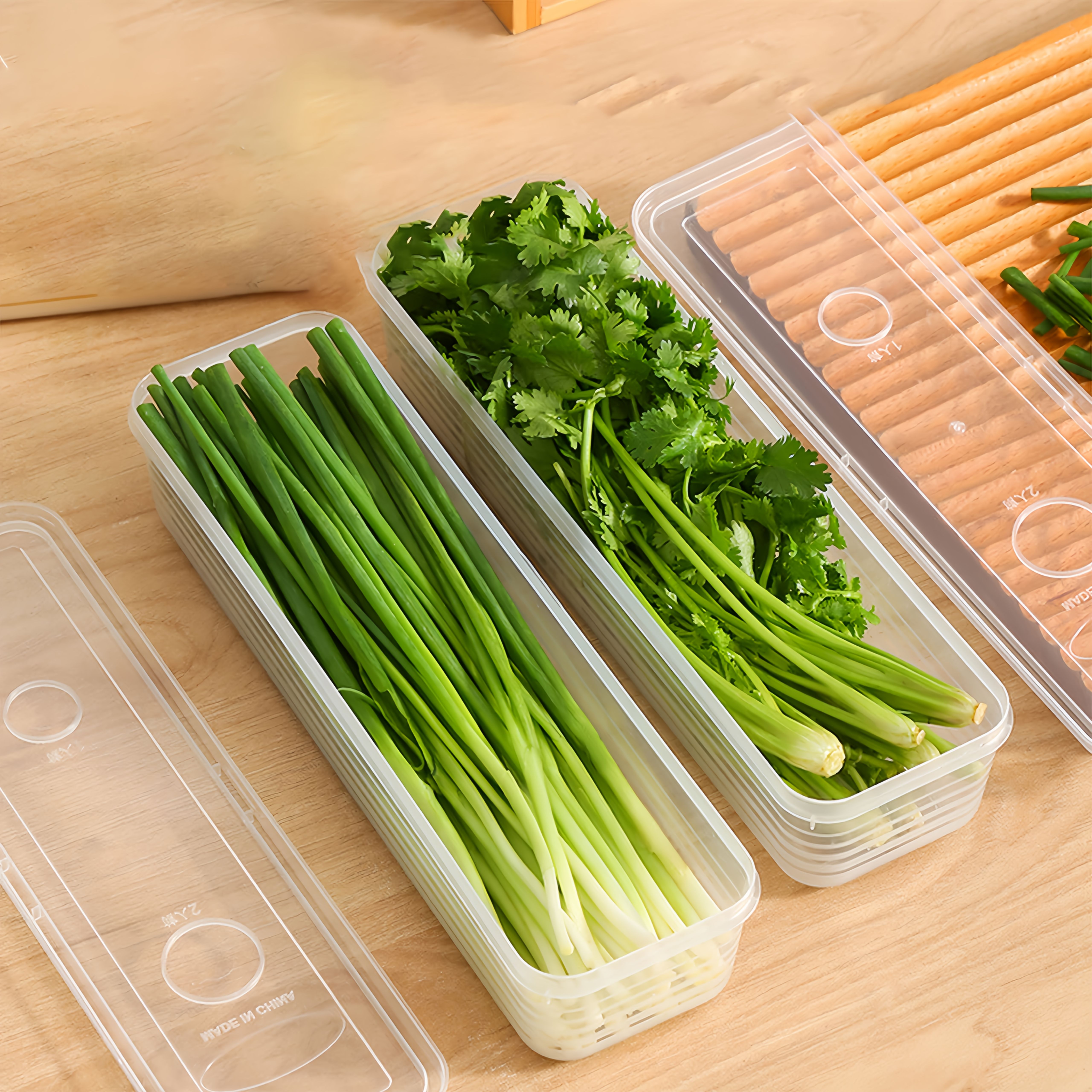 2/4/6pcs Food Vegetable Storag - Kitchen Baking Tray Storage recensie en prijs