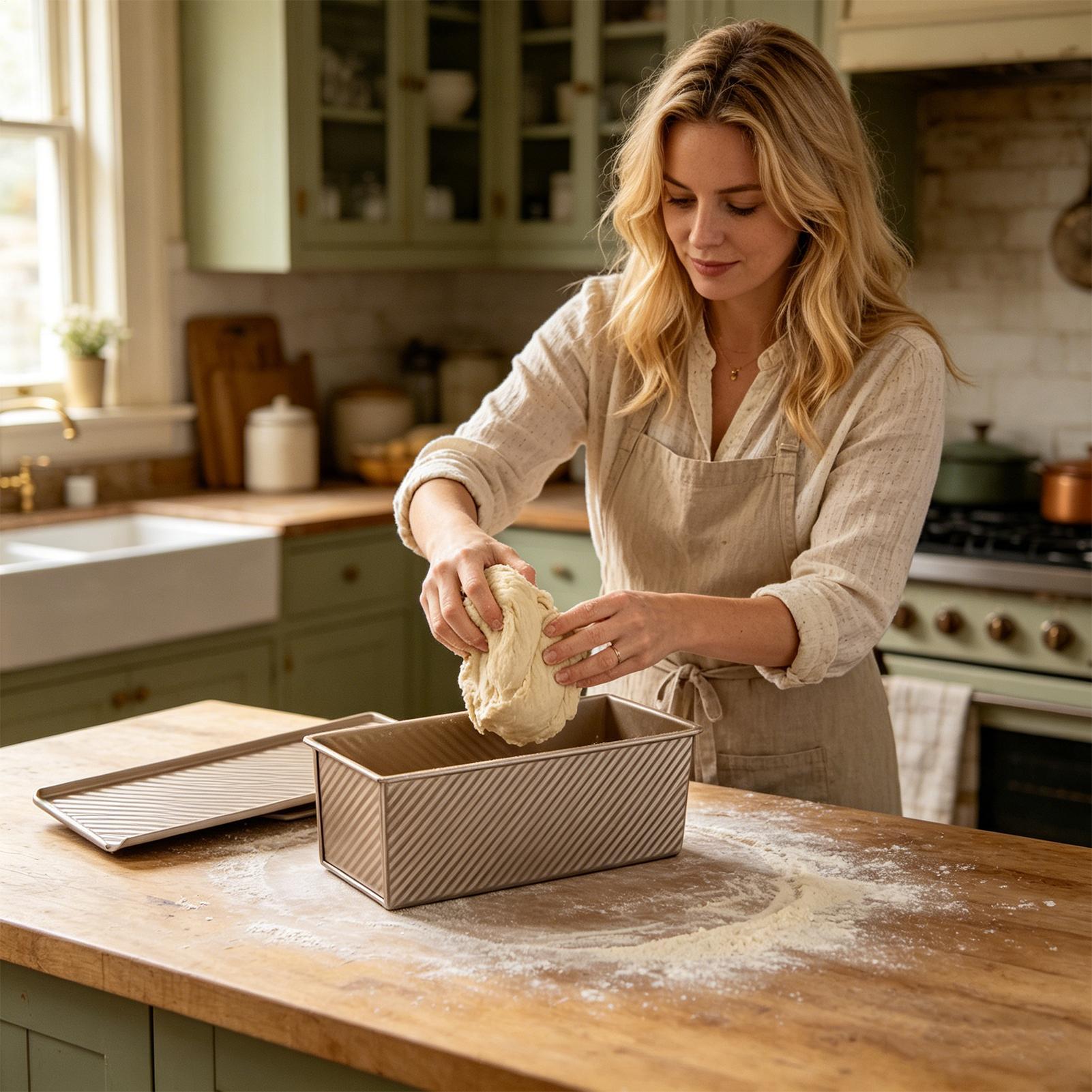 Bread Baking Pan Corrugated Ca - Kitchen Baking Tins recensie en prijs