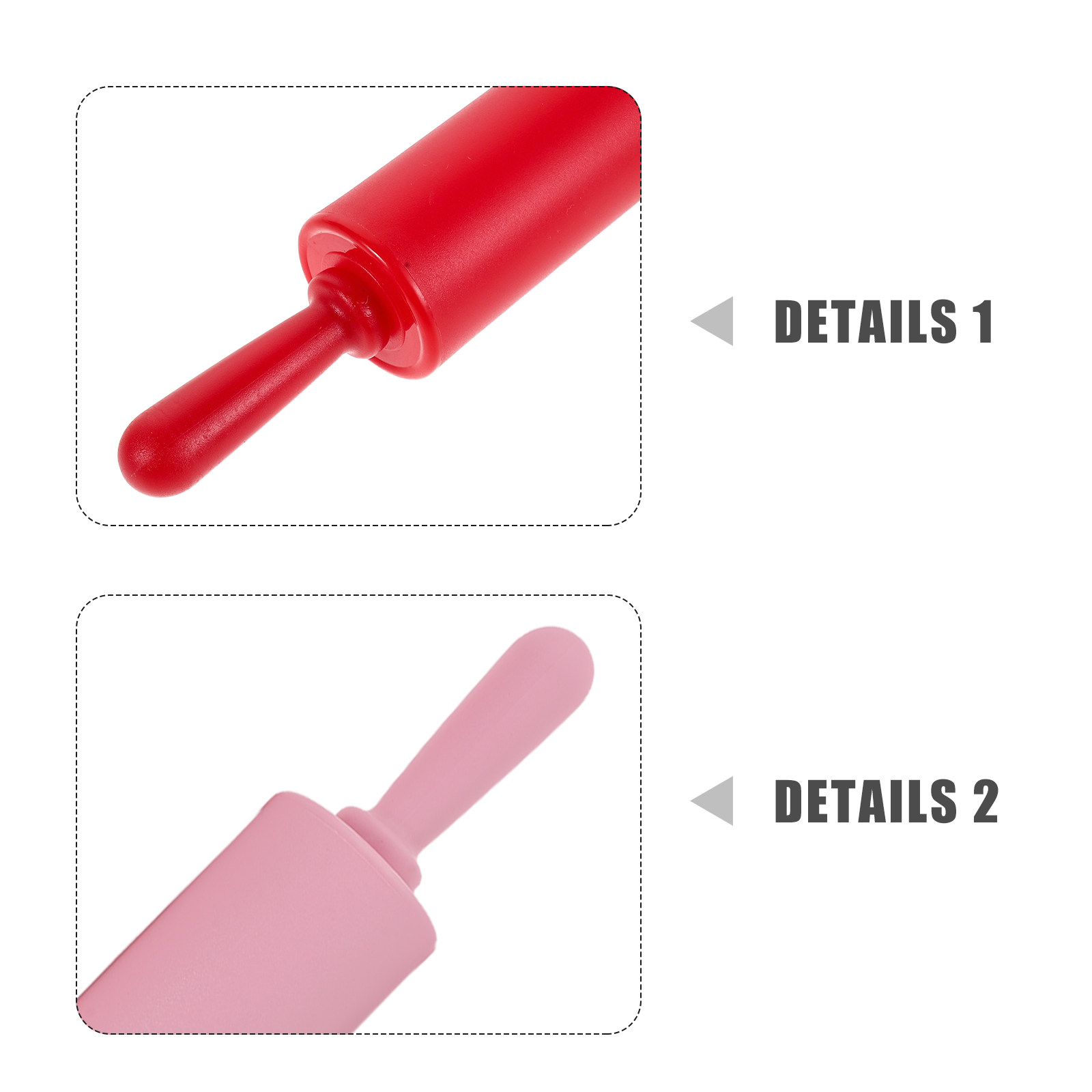 5Pcs Mini Plastic Rolling Pin  - Kitchen Roller Baking recensie en prijs