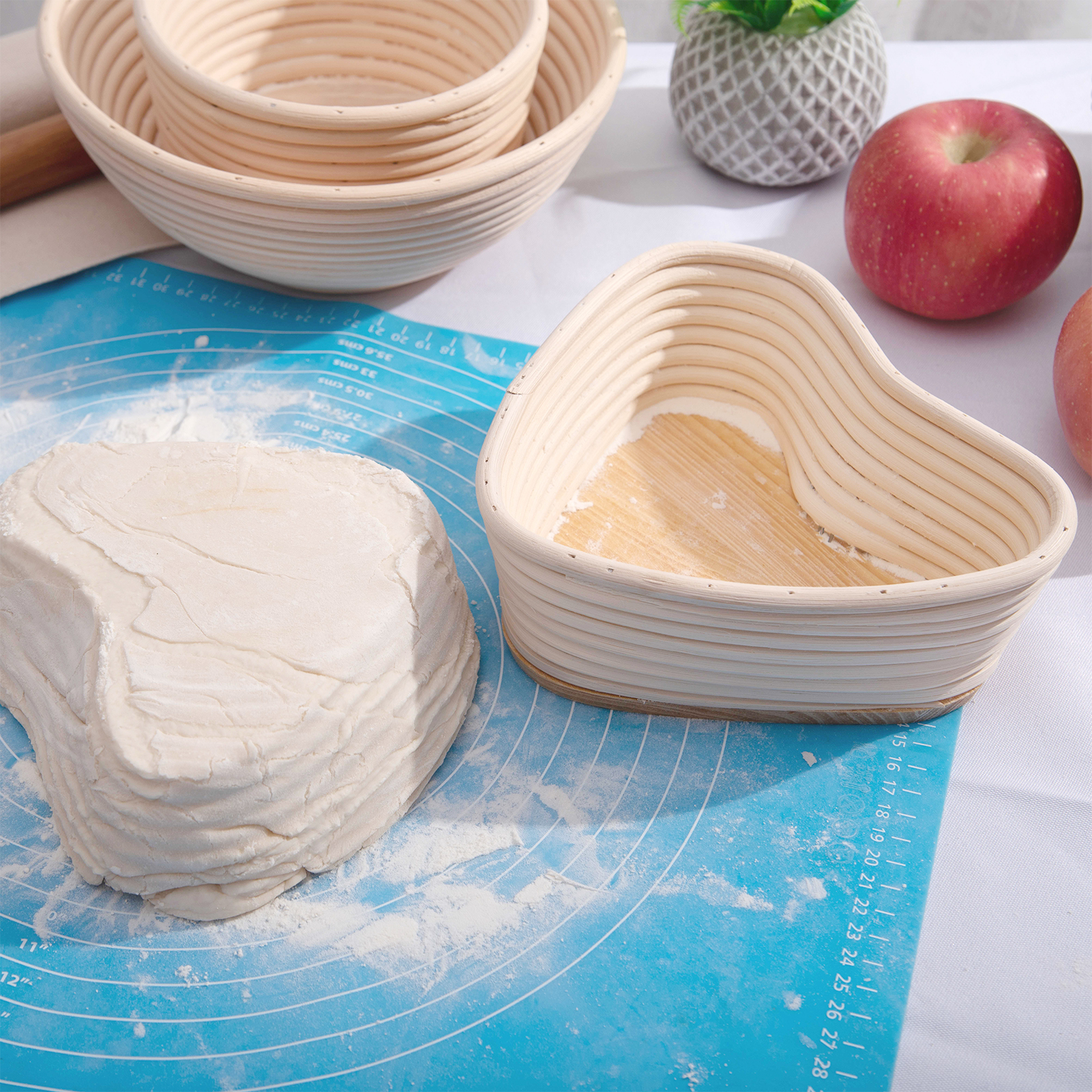 Heart Shape Bread Fermentation - Proofing Basket Banneton recensie en prijs