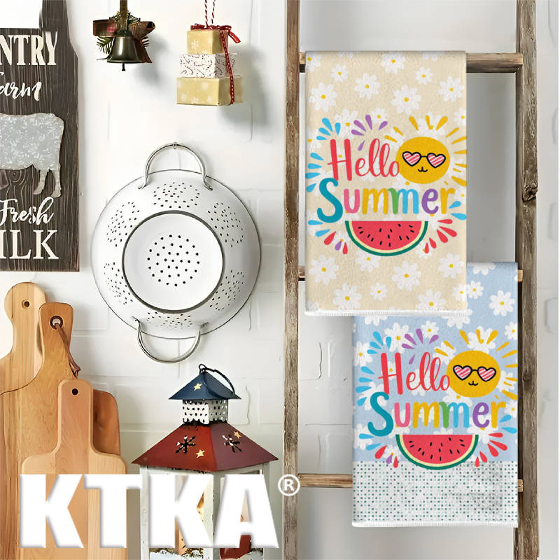 2Pcs, Watermelon Daisy Print K - Kitchen Baking Necessities recensie en prijs