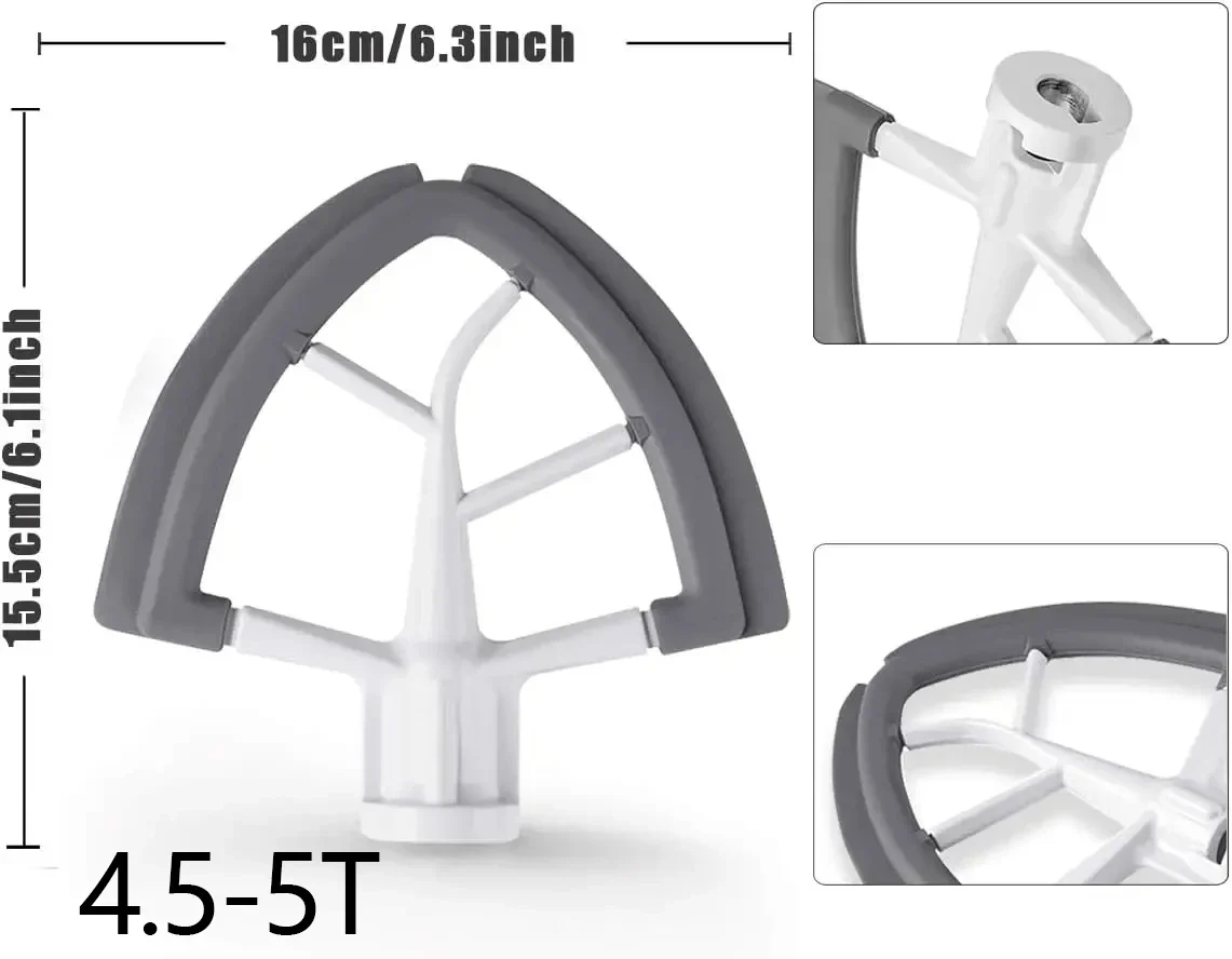 4.5-5 inch silicone accessorie - Kitchen Aid Baking Mixer recensie en prijs