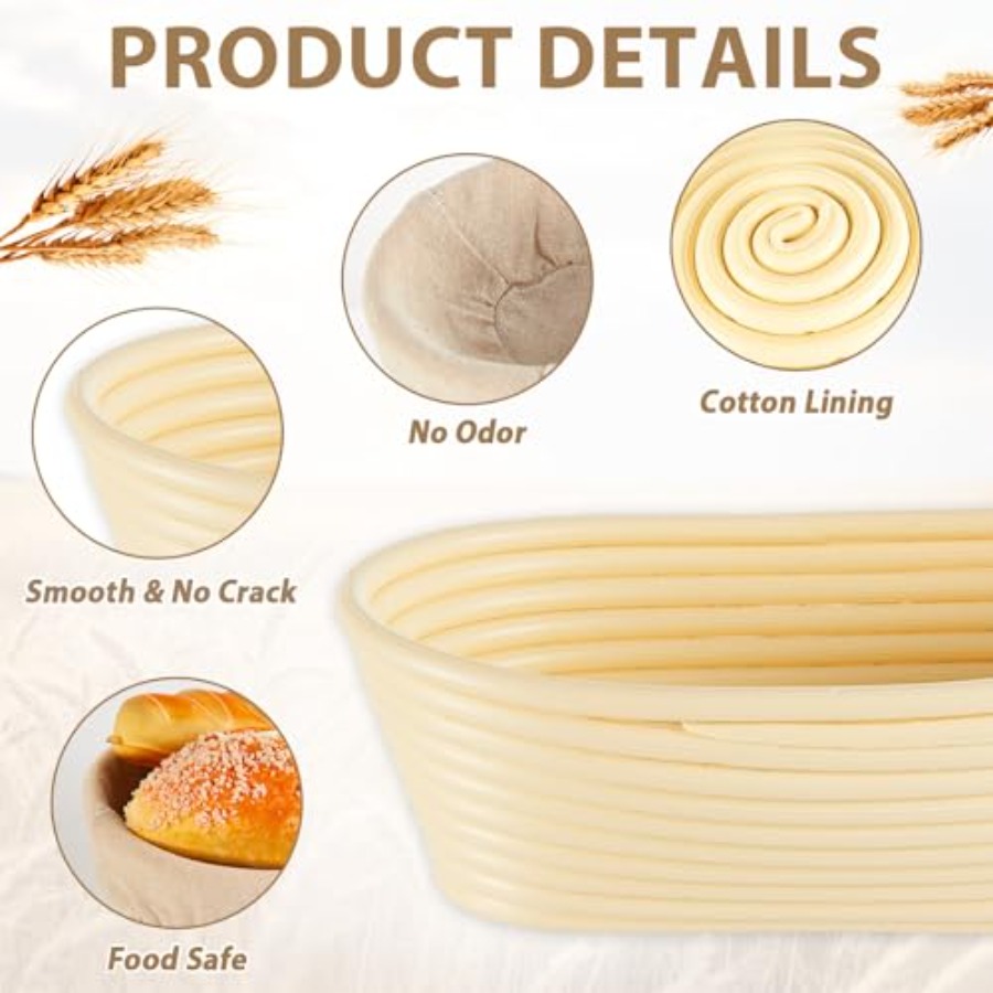 Pack Banneton Bread Proofing B - Proofing Basket Banneton recensie en prijs