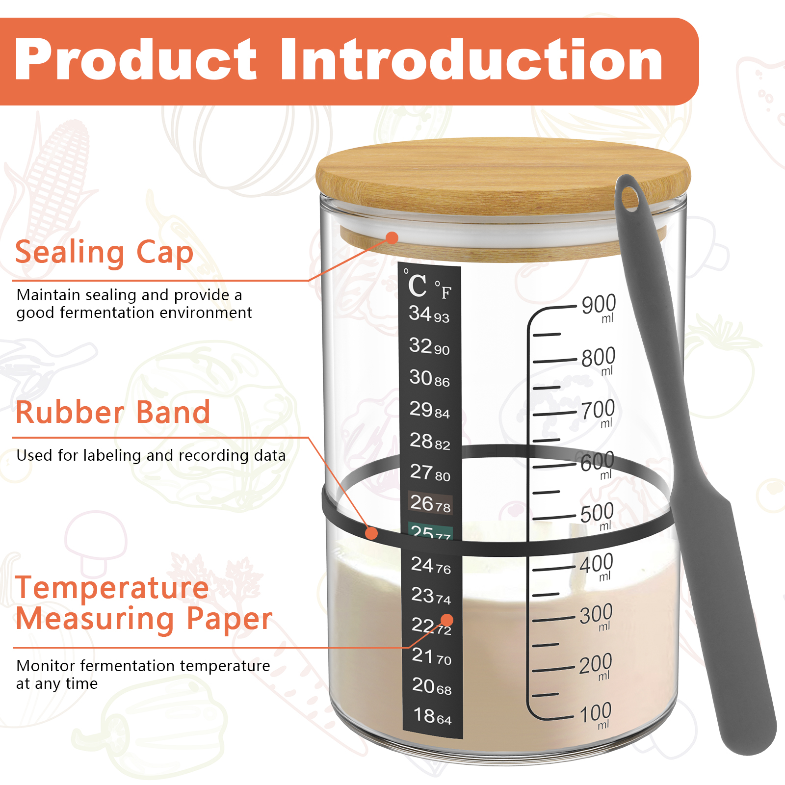 Sourdough Starter Jar Kit Sour - Kitchen Baking Soda recensie en prijs