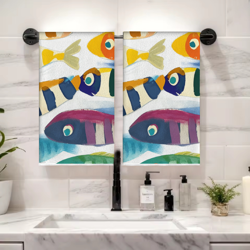 2Pcs, Watercolor Striped Fish  - Kitchen Baking Necessities recensie en prijs