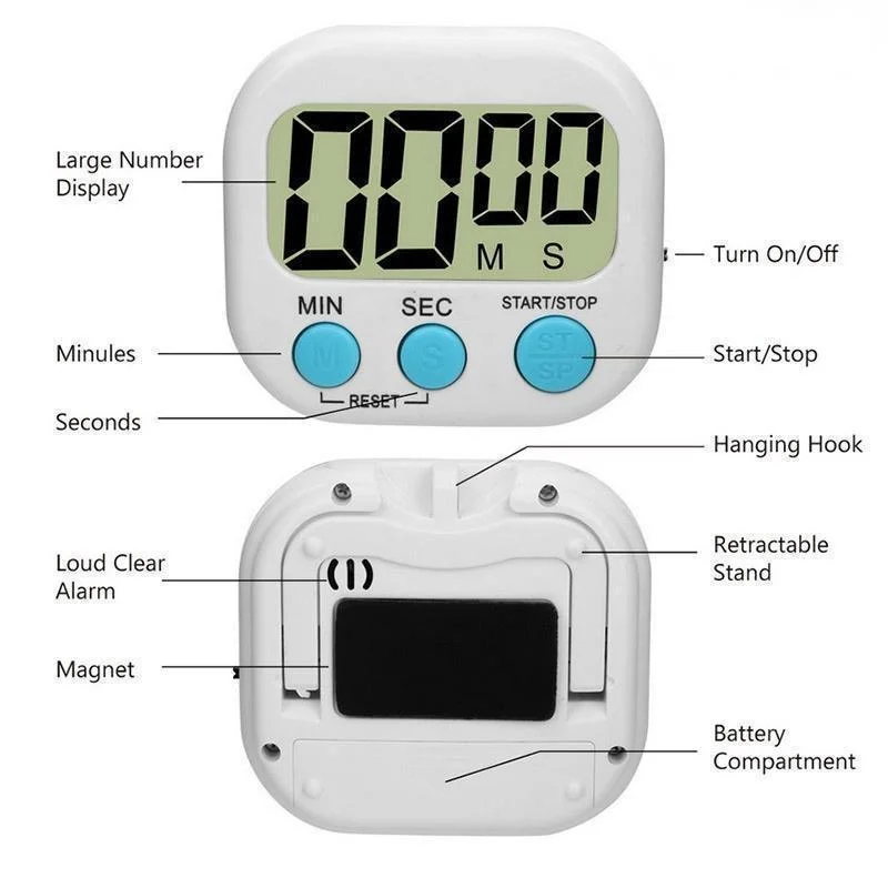 Mini Digital Kitchen Timer Big - Kitchen Baking Game recensie en prijs
