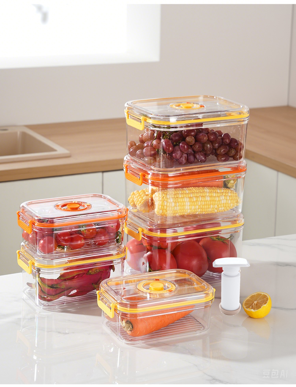 Vacuum Fresh-keeping Box Refri - Kitchen Baking Tray Storage recensie en prijs