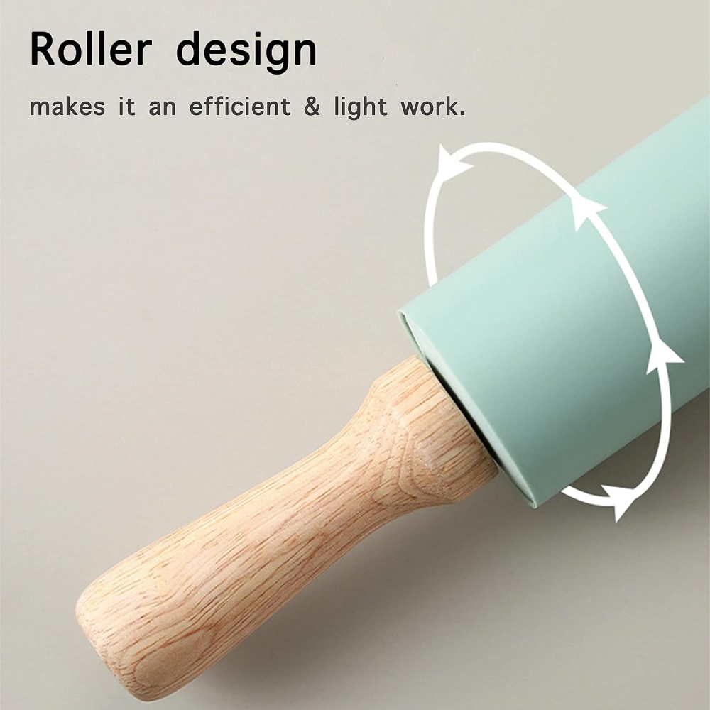 Non-Stick Silicone Rolling Pin - Kitchen Roller Baking recensie en prijs