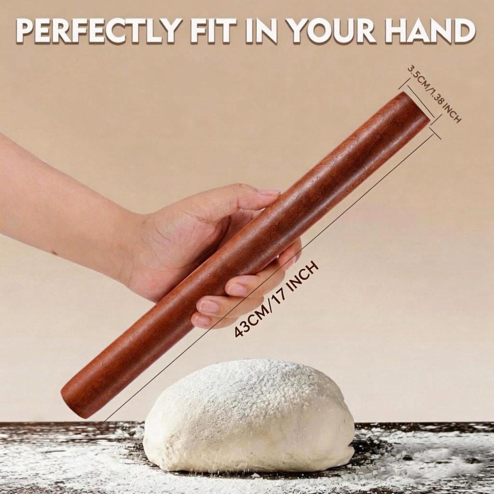 17-inch Wood Rolling Pin, Non- - Kitchen Roller Baking recensie en prijs