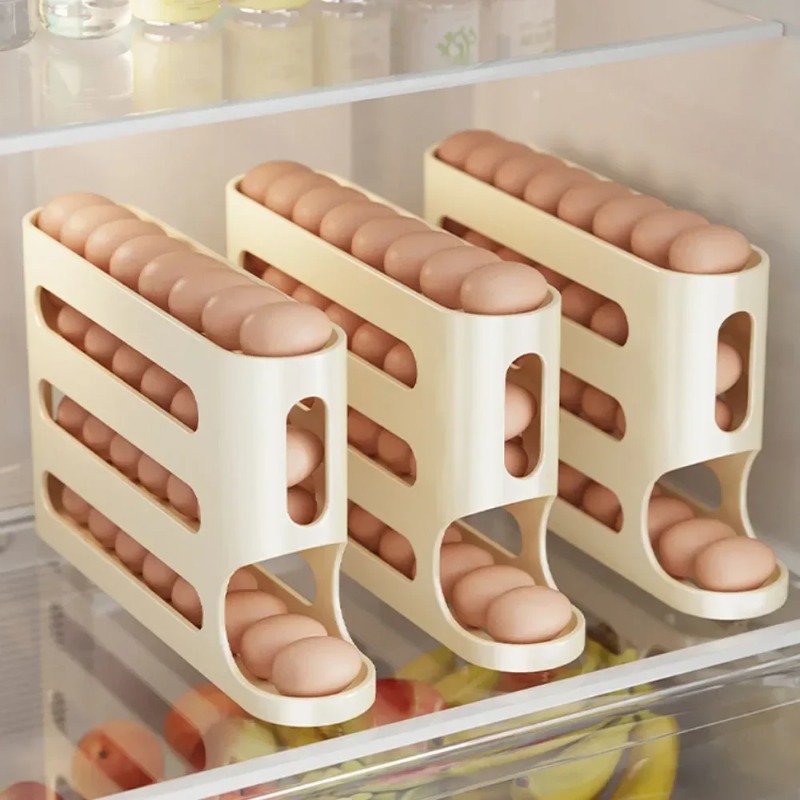 4 Layers Automatic Rolling Egg - Kitchen Baking Tray Storage recensie en prijs