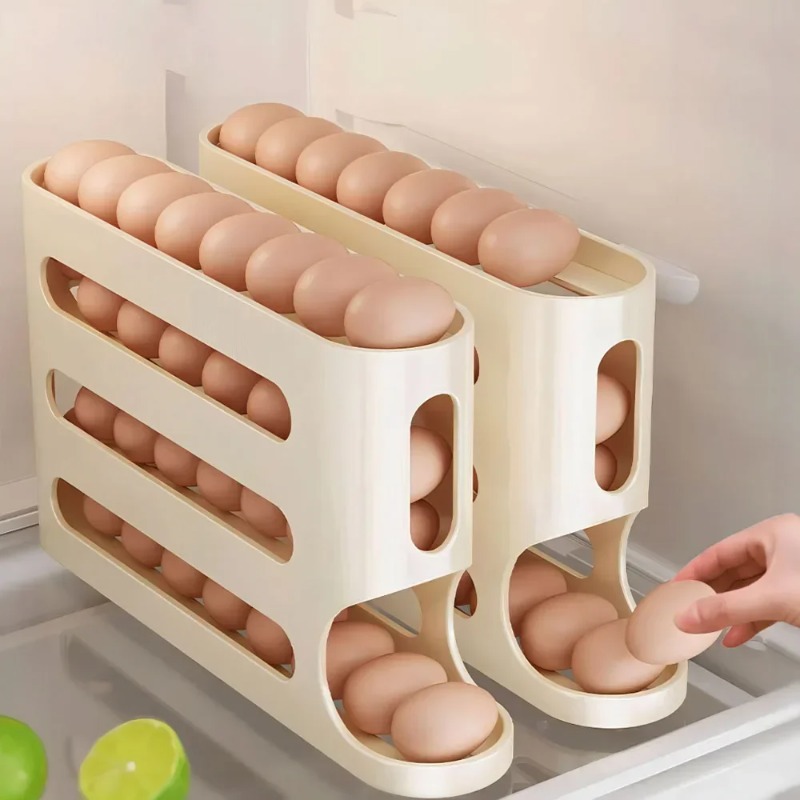 4 Layers Automatic Rolling Egg - Kitchen Baking Tray Storage recensie en prijs