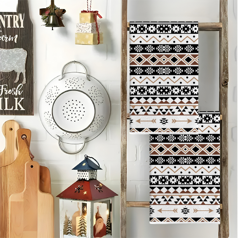 2Pcs, Black and White Geometri - Kitchen Baking Necessities recensie en prijs
