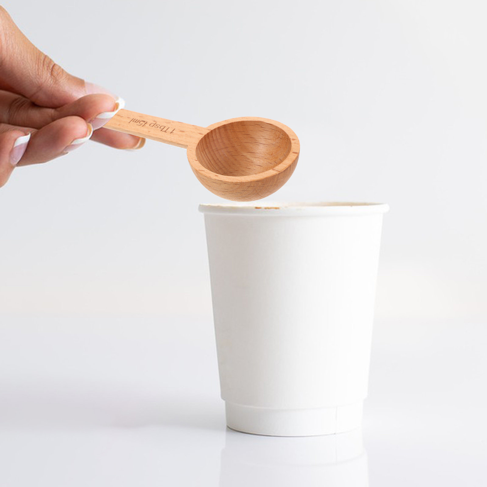 4Pcs Coffee Scoops Wooden Meas - Kitchen Baking Soda recensie en prijs