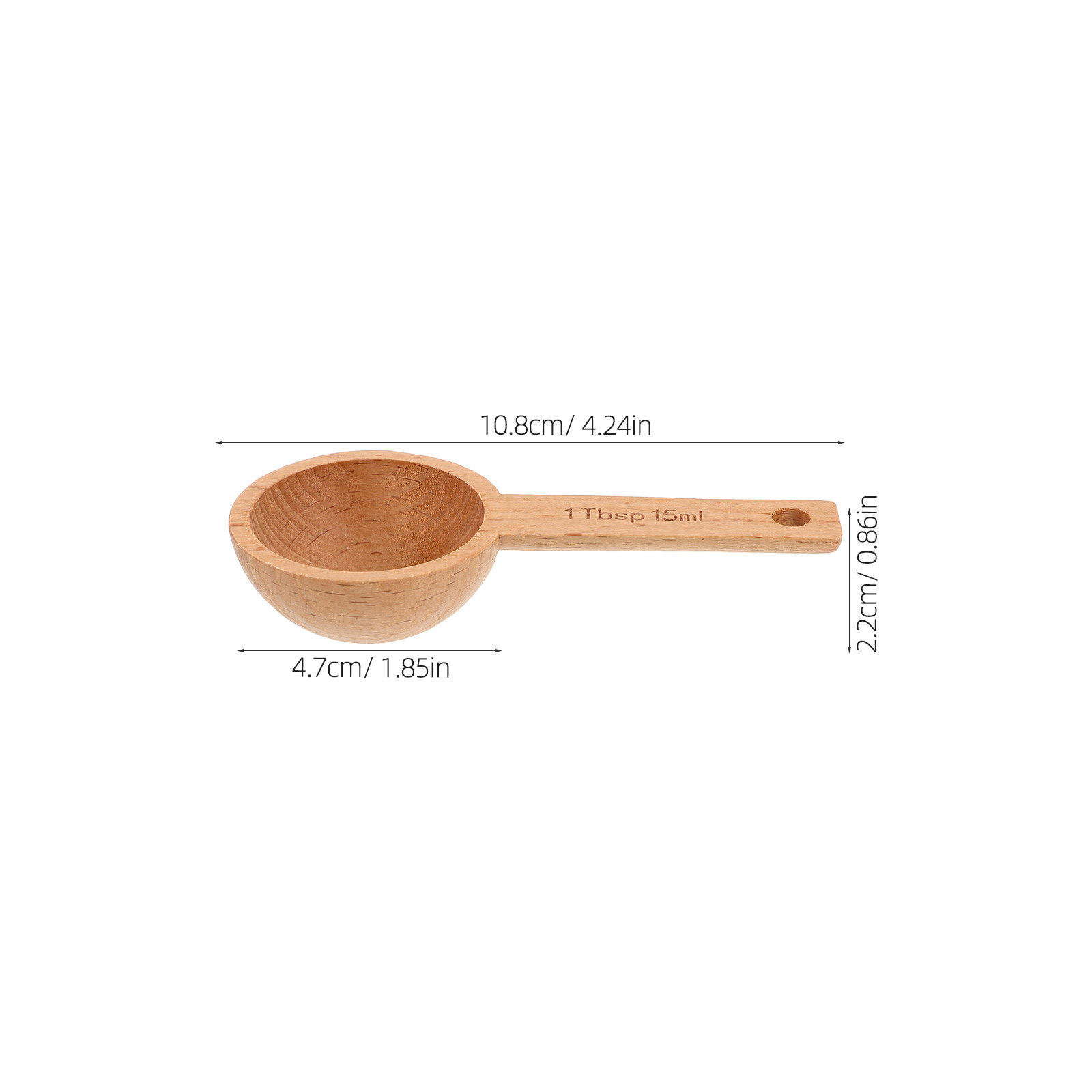 4Pcs Coffee Scoops Wooden Meas - Kitchen Baking Soda recensie en prijs
