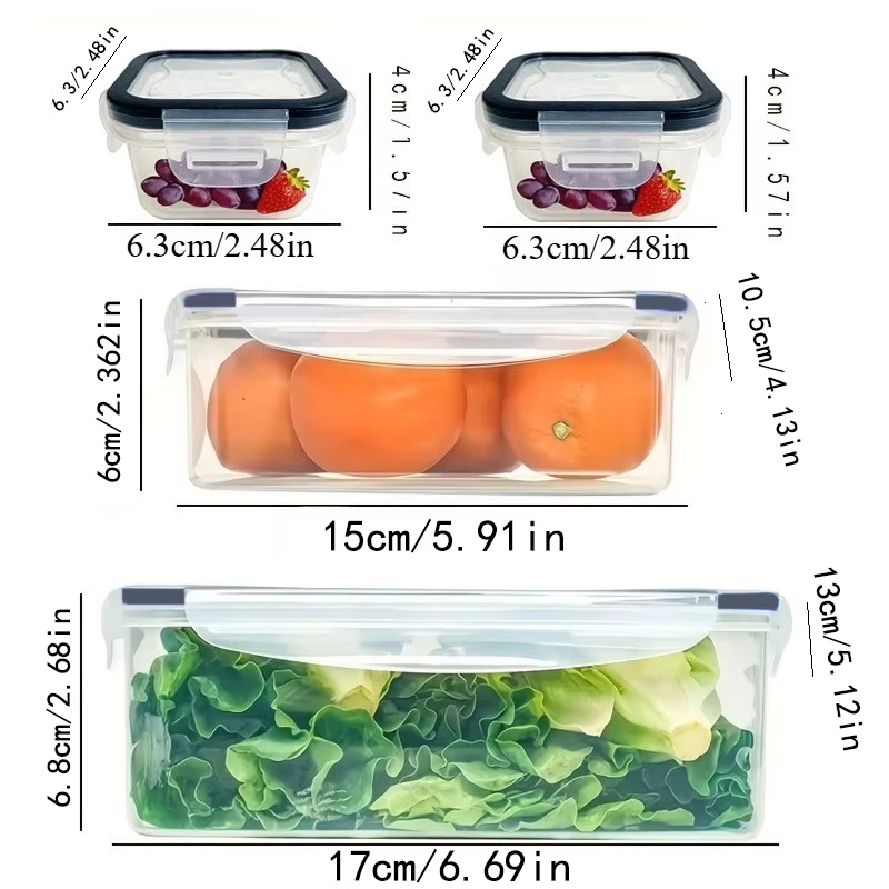 8Pcs Set Includes 4 Containers - Kitchen Baking Tray Storage recensie en prijs