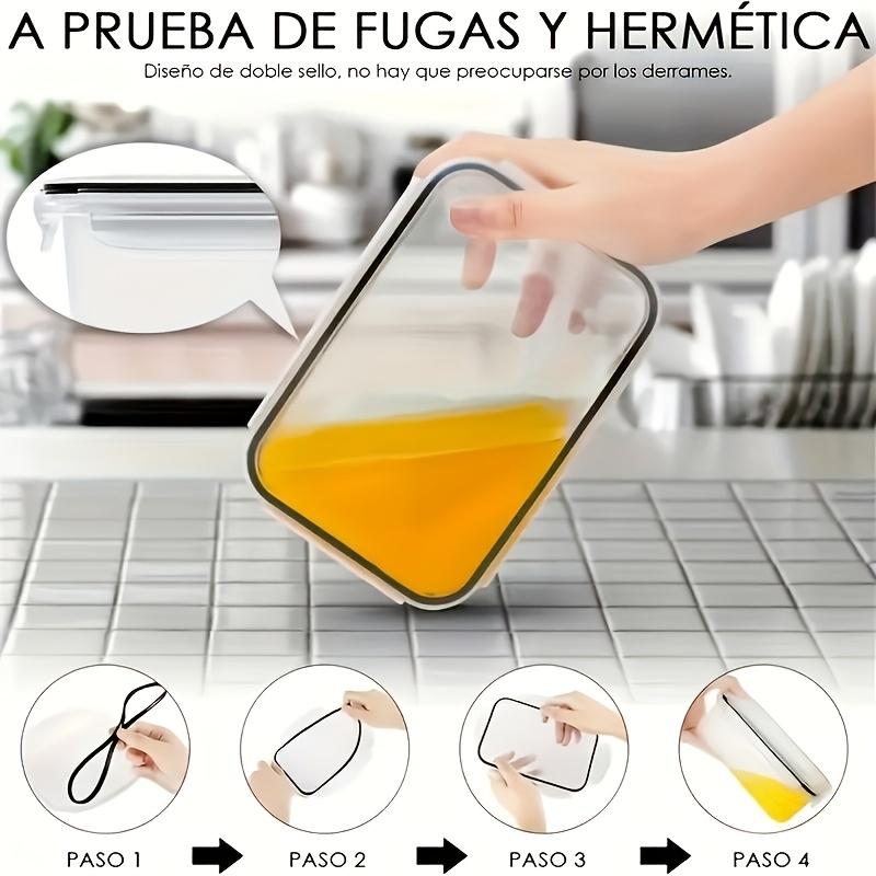 8Pcs Set Includes 4 Containers - Kitchen Baking Tray Storage recensie en prijs