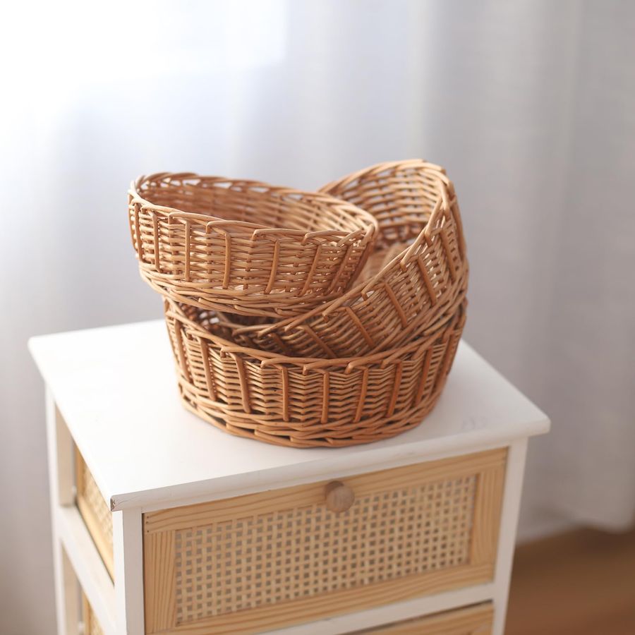 Wicker Bread Basket Woven Tabl - Kitchen Baking Gifts recensie en prijs