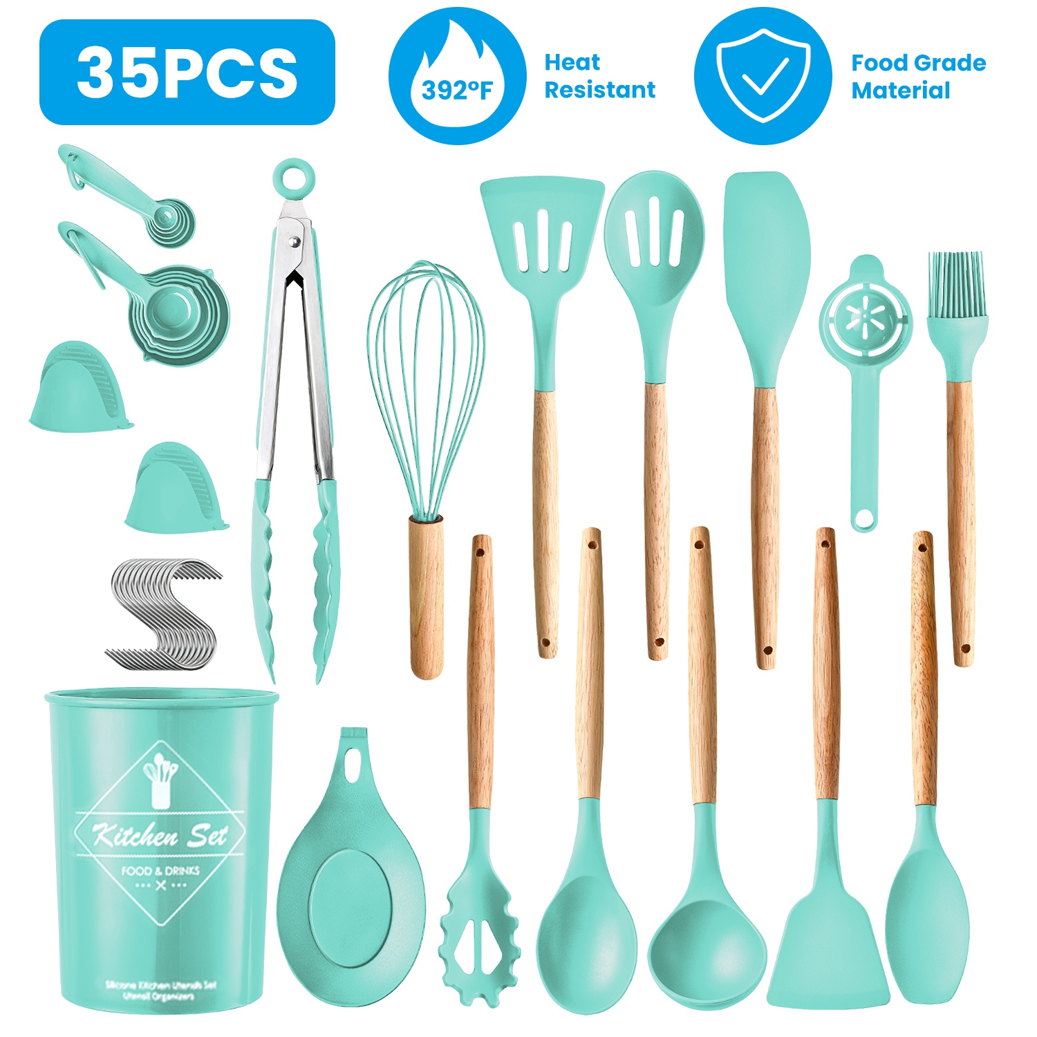 35Pcs Kitchen Cooking Utensils - Kitchen Baking Necessities recensie en prijs