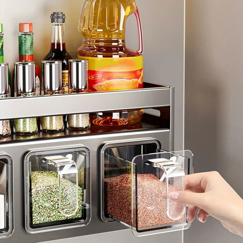 Kitchen wall storage organizer - Kitchen Baking Tray Storage recensie en prijs