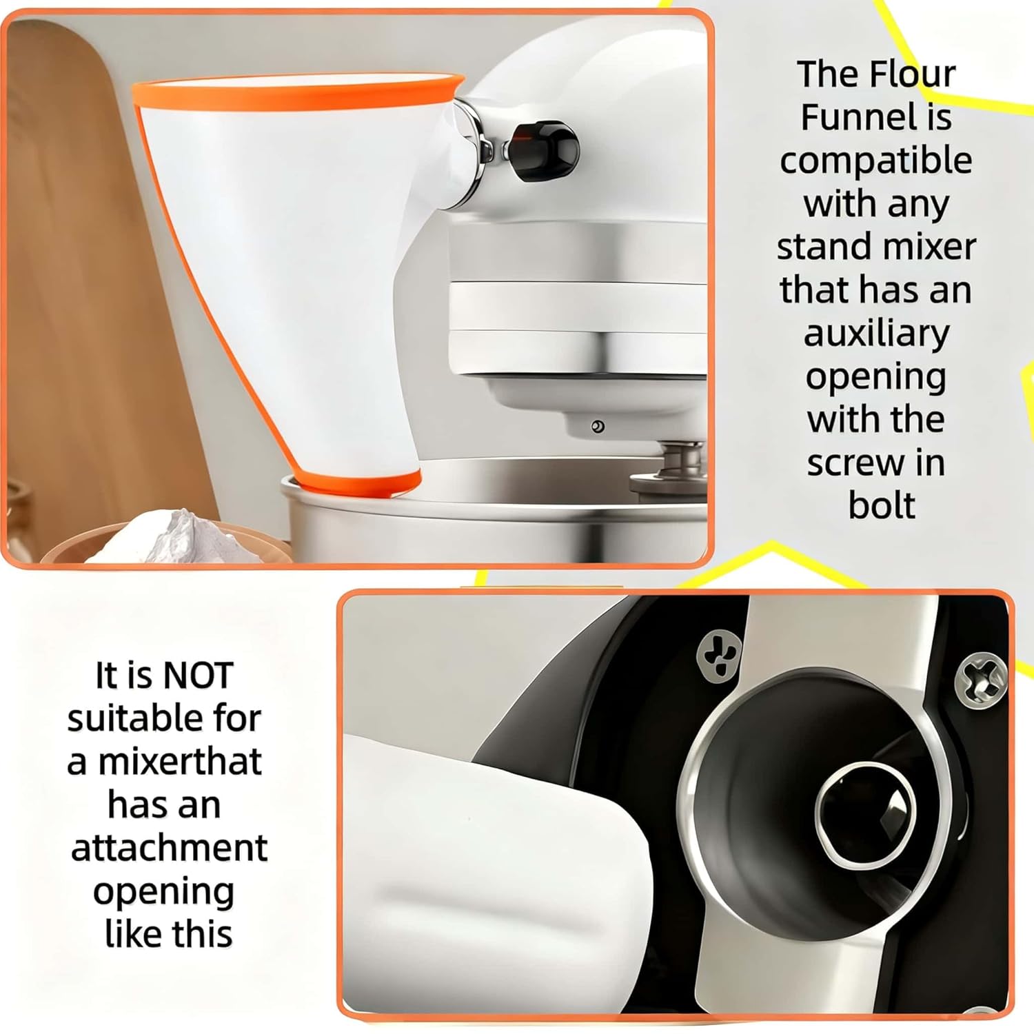 Flour Funne Mixer for Kitchen  - Kitchen Aid Baking Mixer recensie en prijs