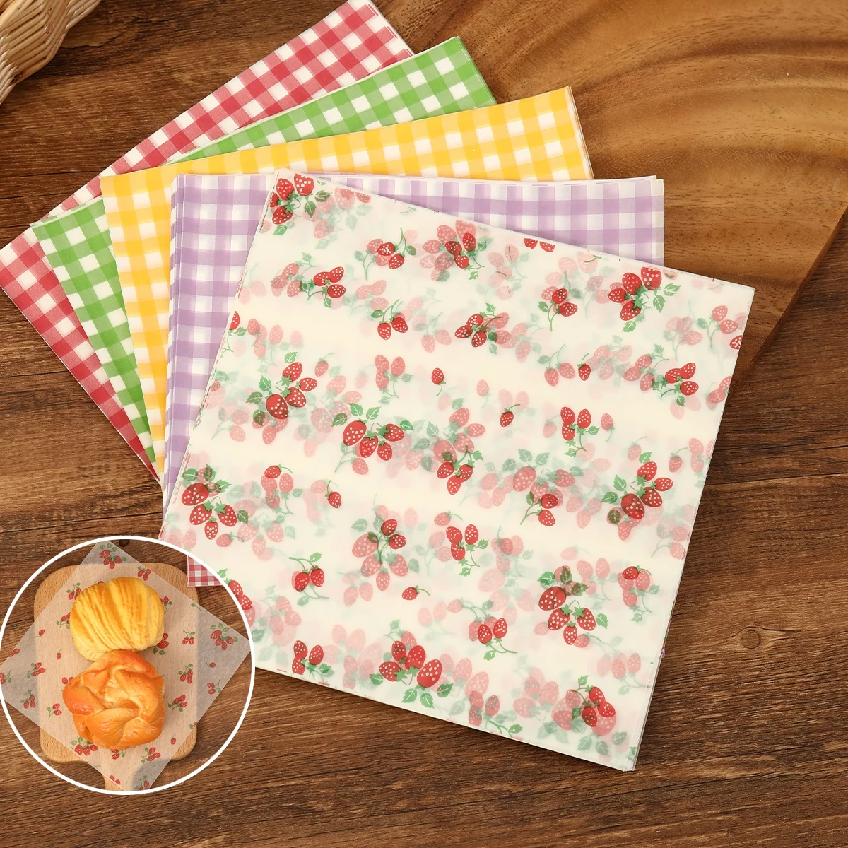 50Pcs Oilproof Wrapping Paper  - Kitchen Baking Gifts recensie en prijs