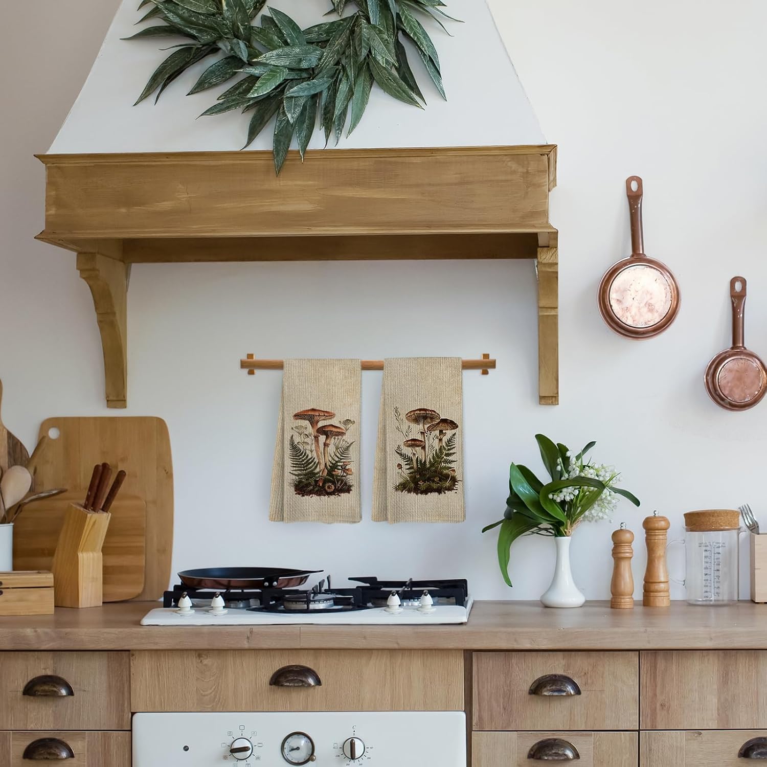 2Pcs, Vintage Mushroom Kitchen - Kitchen Baking Necessities recensie en prijs
