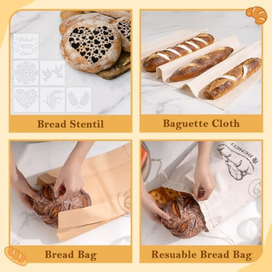 Sourdough Starter Kit with Ban - Proofing Basket Banneton recensie en prijs