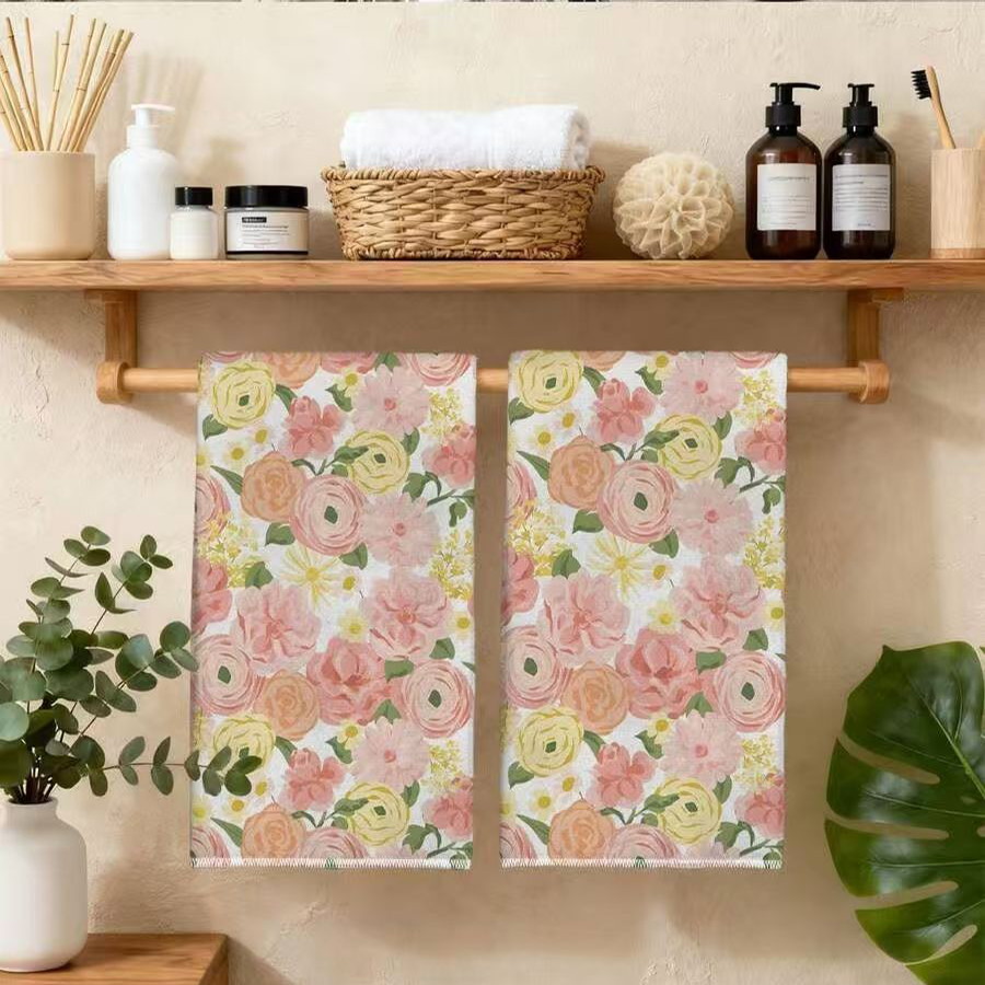 2Pcs, Cream-Colored Floral Kit - Kitchen Baking Necessities recensie en prijs