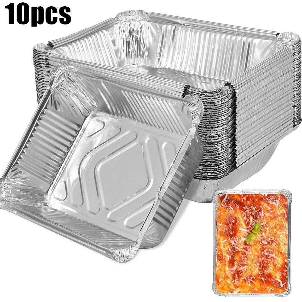 10PCS Disposable Aluminum Foil - Kitchen Baking Tray Storage recensie en prijs