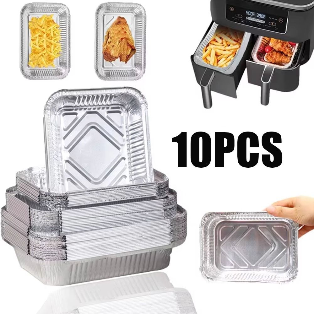 10PCS Disposable Aluminum Foil - Kitchen Baking Tray Storage recensie en prijs