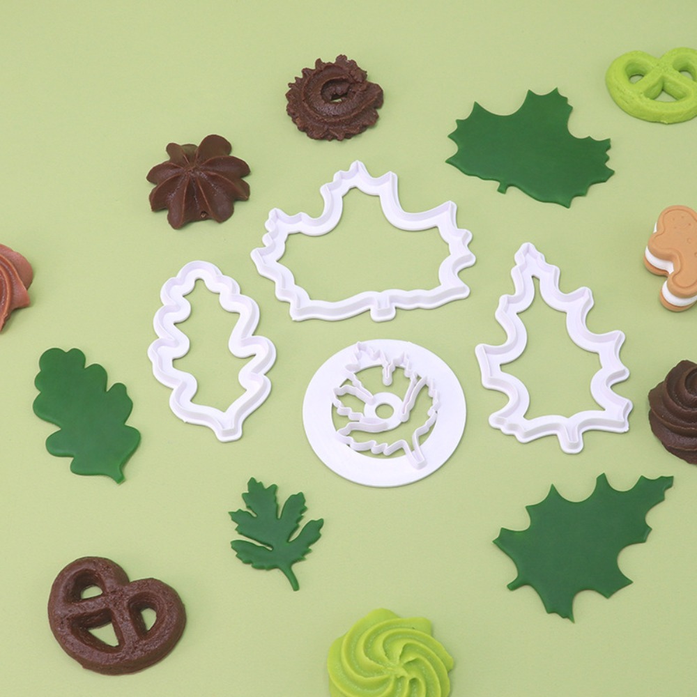 4Pcs Set Fall Leaf Cookie Cutt - Cookie Cutter Set recensie en prijs