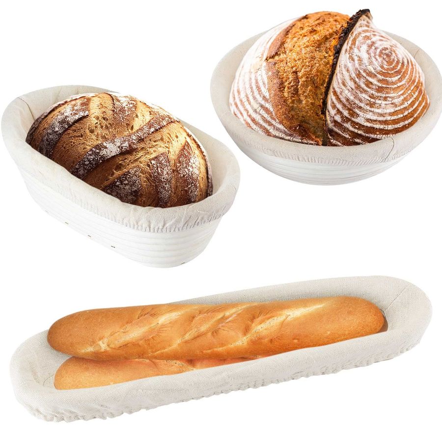 3 Packs Bread Banneton Proofin - Proofing Basket Banneton recensie en prijs