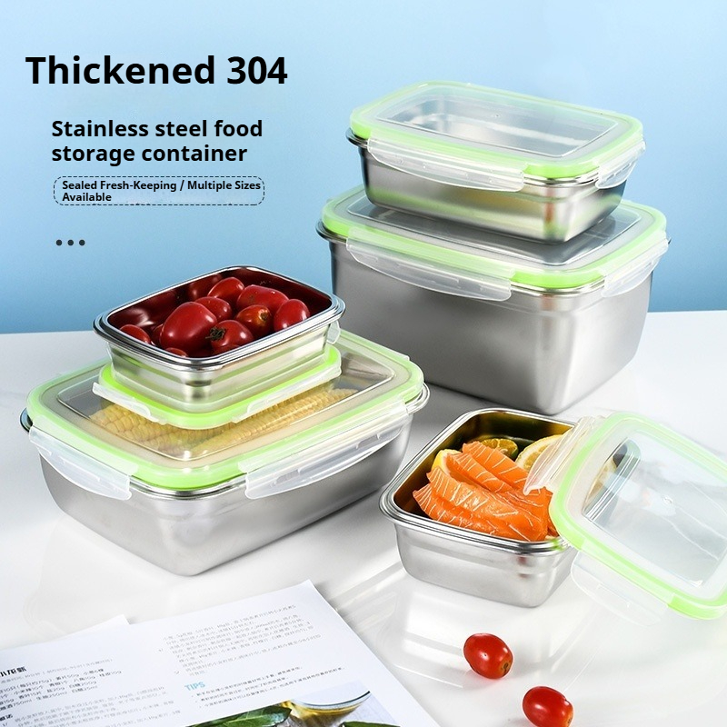 304 Stainless Steel Lunch Box  - Kitchen Baking Tins recensie en prijs