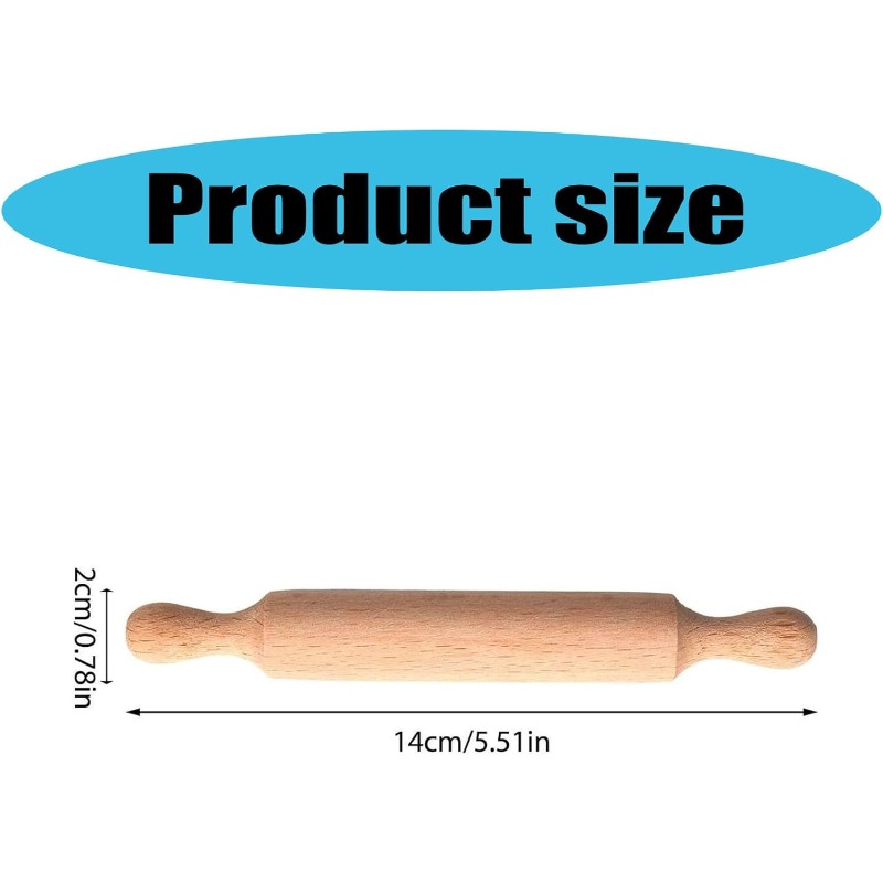 Wooden Mini Rolling Pin for Ki - Kitchen Roller Baking recensie en prijs