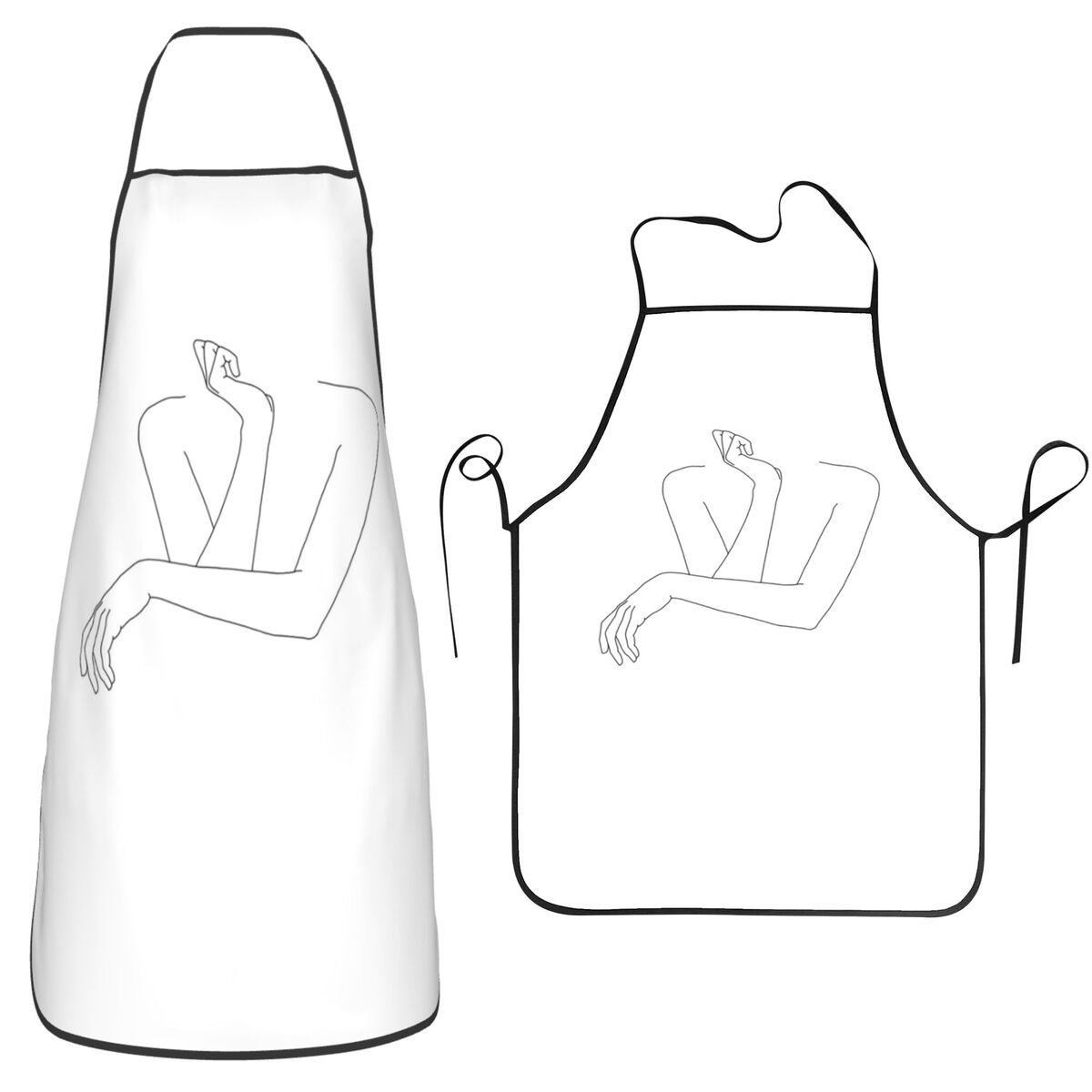 Folded Arms Line Drawing - Ann - Kitchen Baking Drawing recensie en prijs