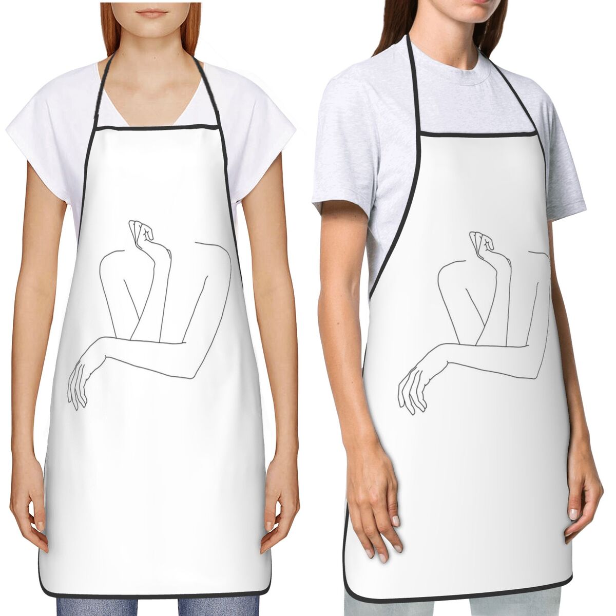 Folded Arms Line Drawing - Ann - Kitchen Baking Drawing recensie en prijs