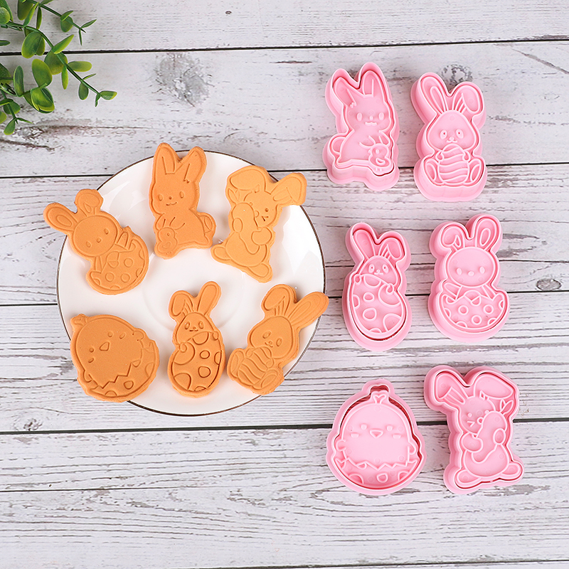 6pcs/Set Easter Bunny Cookie C - Cookie Cutter Set recensie en prijs