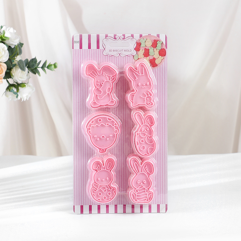 6pcs/Set Easter Bunny Cookie C - Cookie Cutter Set recensie en prijs