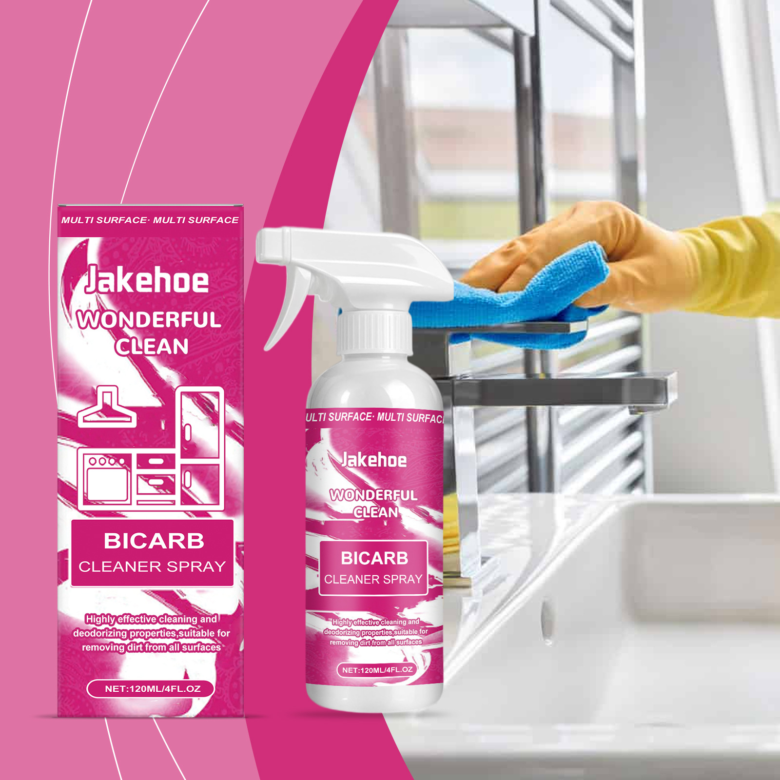 Baking Soda Cleaning Spray,Hea - Kitchen Baking Soda recensie en prijs