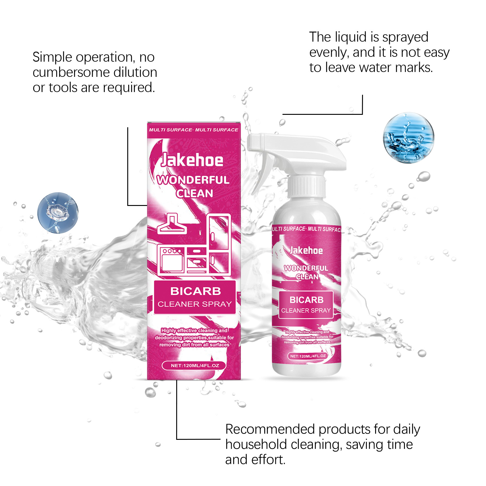 Baking Soda Cleaning Spray,Hea - Kitchen Baking Soda recensie en prijs
