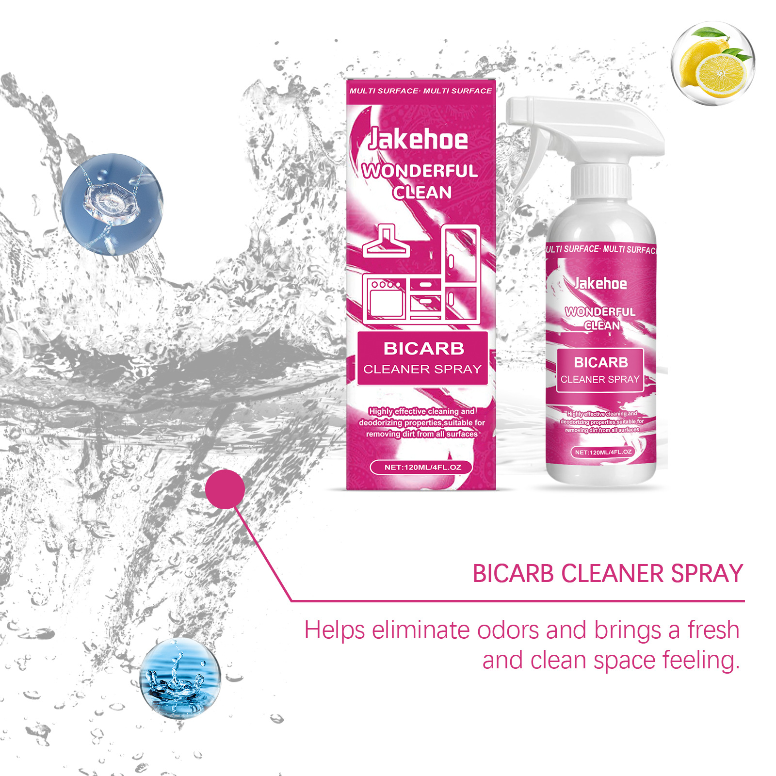 Baking Soda Cleaning Spray,Hea - Kitchen Baking Soda recensie en prijs