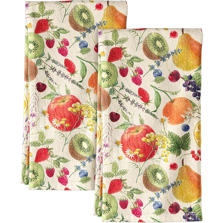 2Pcs, Fruit Party Kitchen Towe - Kitchen Baking Necessities recensie en prijs