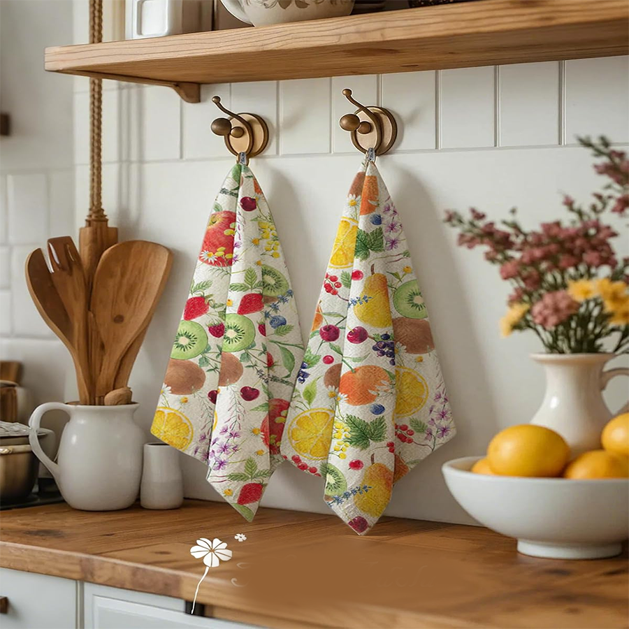 2Pcs, Fruit Party Kitchen Towe - Kitchen Baking Necessities recensie en prijs