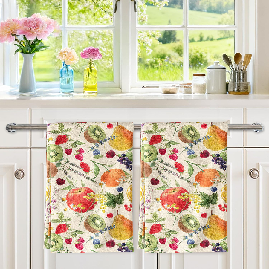 2Pcs, Fruit Party Kitchen Towe - Kitchen Baking Necessities recensie en prijs